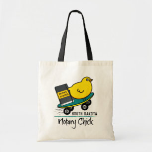 Mobile Notary Chick Rides Skateboard South Dakota Tragetasche