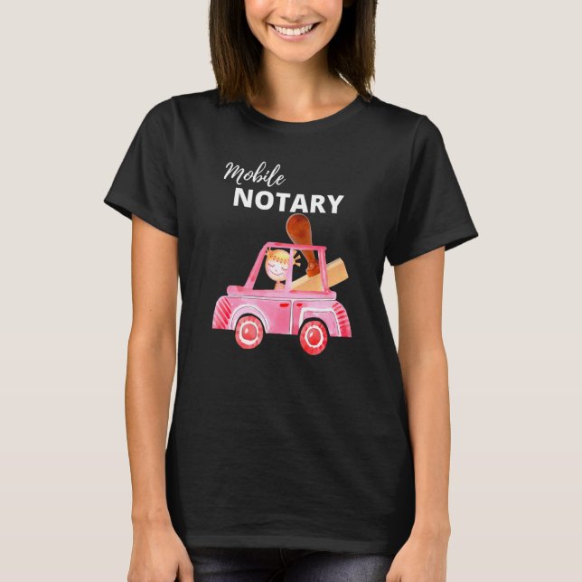 Mobile Notary Notary Public Notary Signing Agent T-Shirt (Vorderseite)