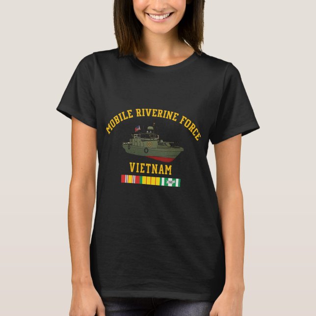 Mobile Riverine Force Vietnam Veteran T-Shirt (Vorderseite)