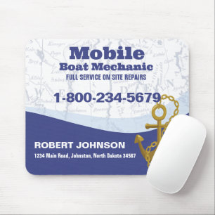 Mobiler Bootsmechaniker Mousepad