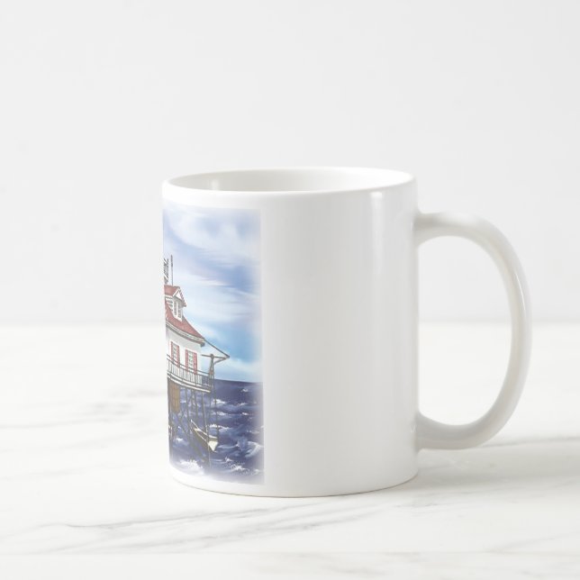 Mobiler mittlerer Buchtleuchtturm Kaffeetasse (Rechts)