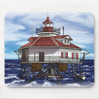 Mobiler mittlerer Buchtleuchtturm Mousepad