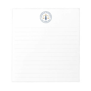 Mobiler Notar Rechtsunterzeichnung Navy Blau Gold Notizblock