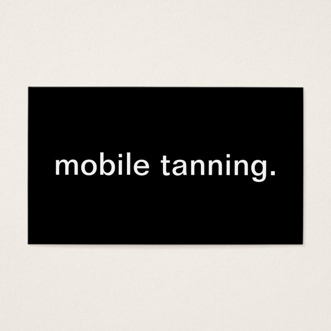Mobiles Tanning (Vorderseite)