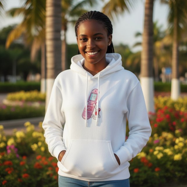 Mobiltelefon Hoodie (Von Creator hochgeladen)