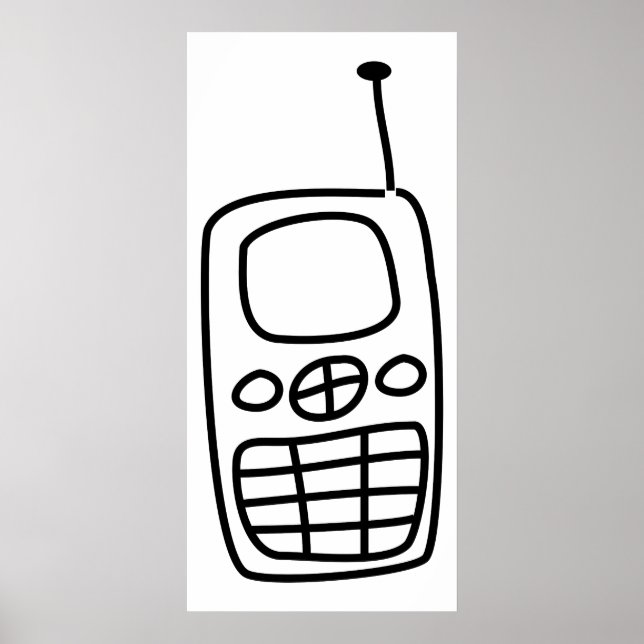 Mobiltelefon Poster (Vorne)