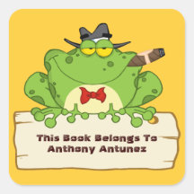Mobster Frog Buchzeichen