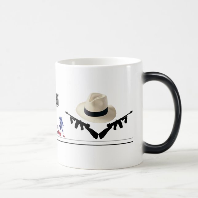Mobster-Tasse Verwandlungstasse (Rechts)