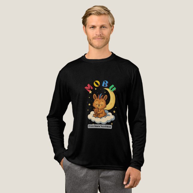 MoBu – Selbst Sterne brauchen Ruhe Tri-Blend Shirt (Volle Vorderseite)