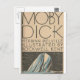 Moby Dick Cover Postkarte (Vorne/Hinten)