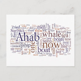 Moby Dick derniers chapitres mots carte postale