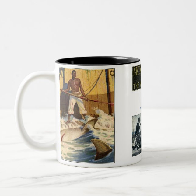Moby Dick oder der weiße Wal # 6 Zweifarbige Tasse (Links)