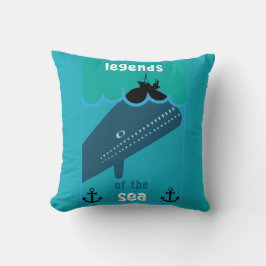 Moby Dick Sea Fantasy | Sonnenlicher Ozean und See Kissen