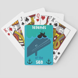 Moby Dick Sea Fantasy | Sonnenlicher Ozean und See Spielkarten