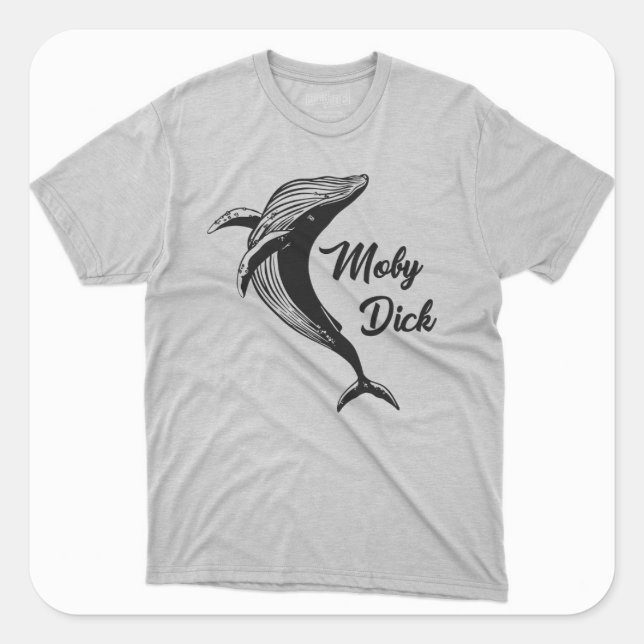 Moby Dick Sticker (Vorderseite)