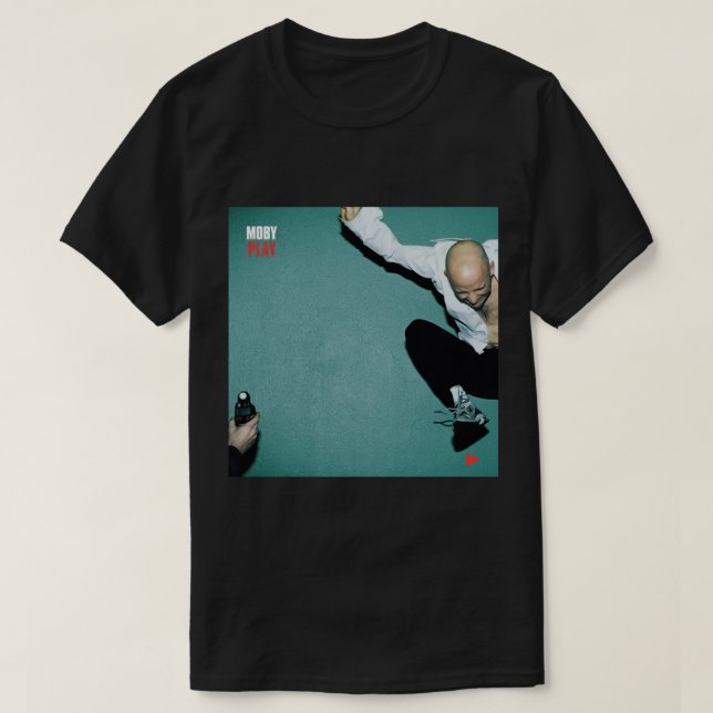 Mobys hält unverzichtbaren T - Shirt (Design vorne)