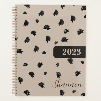 Moca marbre doux calendrier 2023 planificateur