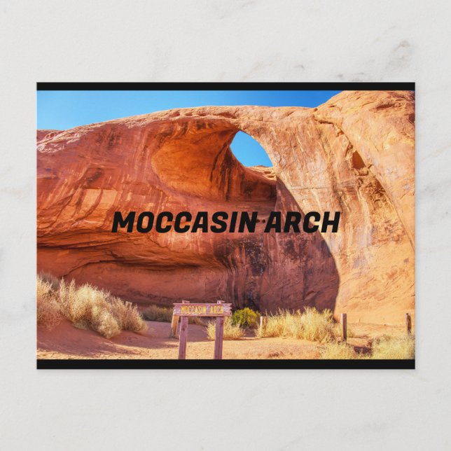 Moccasin Arch Postkarte (Vorderseite)
