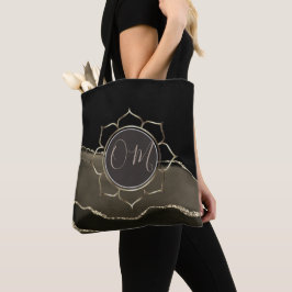 Mocha Agate Glittery OM Tasche