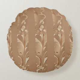 Mocha Bliss Rundes Kissen