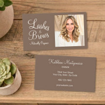 Mocha-Braune-Cremige-Schrift Wimpern und Augenbrau