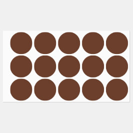 Mocha Brown Solid Color | Classic | Elegant Etiketten