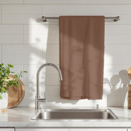 Mocha Brown Solid Color | Classic | elegant Geschirrtuch