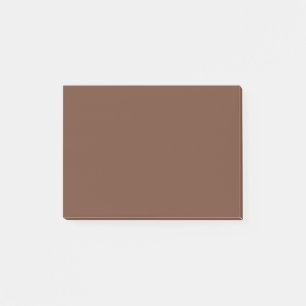 Mocha Brown Solid Color   Classic   elegant Post-it Klebezettel