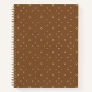 Mocha   Golden Zinnia Sun Notizbuch