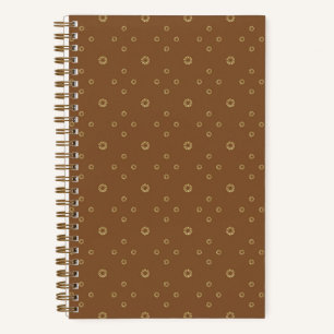 Mocha   Golden Zinnia Sun Notizbuch