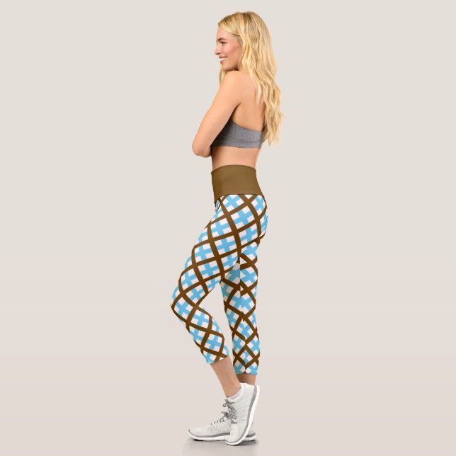 Mocha Ice Neoplay Capri Leggings (Links)