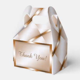 Mocha Marble Gable Favor Box Geschenkschachtel