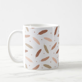 Mocha Mousse Feathers Mug Kaffeetasse