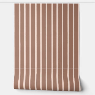 Mocha Mousse Stripes Tapete