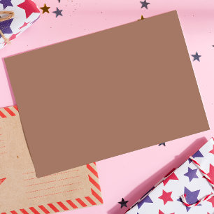 Mocha-Mousse-Trendy-Elegant-Einfarbig Postkarte