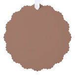 Mocha Mousse Trendy Elegant Solid Color Ornament Karte<br><div class="desc">Saubere Mocha Mousse Farbe | Braune Farben | Klassisches und einfaches Design | Elegantes und Minimalistisches Produkt | Celan Trendy Colors | Stilvoll und modern | Berufliches Design</div>