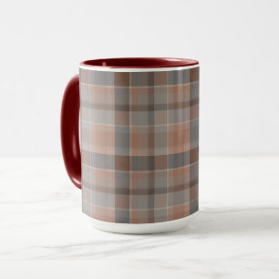 Mocha-Mousse und grau Tasse