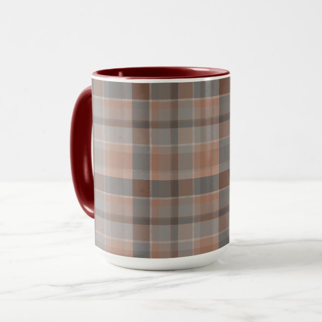 Mocha-Mousse und grau Tasse (Vorderseite Links)
