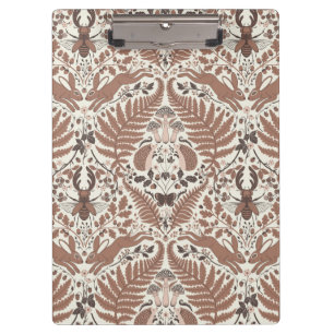 Mocha-Mousse, Wald/Waldtiere und Pflanze Klemmbrett