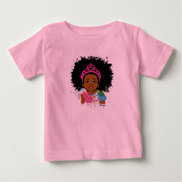 Mocha Princess Baby Tutu T-shirt