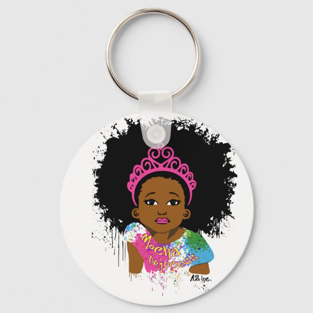 Mocha Princess Schlüsselanhänger (Vorderseite)