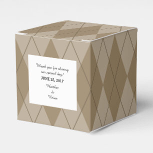 Mocha Raute Gastgeschenk Hochzeit Boxes Geschenkschachtel