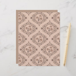 Mocha Rokoko Revival Mandala Retro Ogee Scrapbook