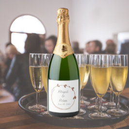 Mocha Simple Heart Wreath Wedding