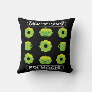 Mochi Donuts Poi Mochi und Kaffee Kissen