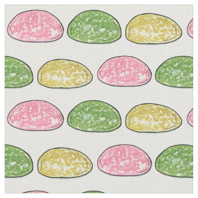 Mochi Japanischer Neujahrskuchen Feinschmecker Stoff (Nahaufnahme)