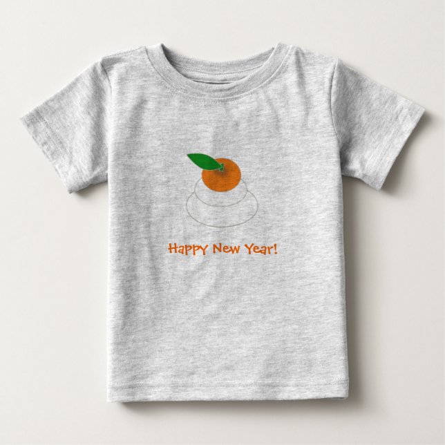 Mochi neue Jahre Baby T-shirt (Vorderseite)