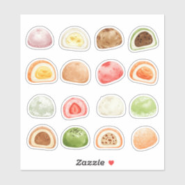 Mochi-sweet and full of love! aufkleber