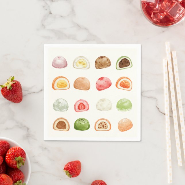 Mochi-sweet and full of love! serviette (Beispiel)