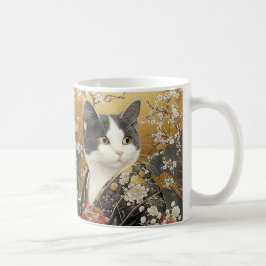 Mochineko mochi + neko, bedeutet "Katze" auf Japan Kaffeetasse
